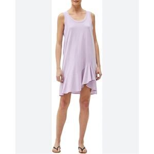 Michael Stars Jasmine Swing Dress Lavender Asym Hem Tank NWT Small